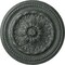 Ekena Millwork Chester Ceiling Medallion (Fits Canopies up to 2 1/4"), 15 3/4"OD x 1 7/8"P, Athenian Green Crackle CM15CHAGC - alternate 1